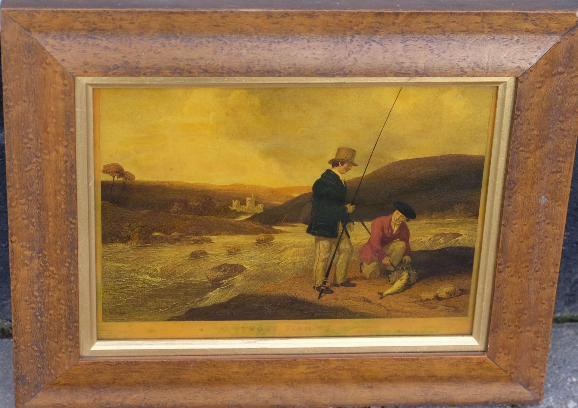 Unknown artist - collection of three outdoor pursuits pictures: "The Shooting Party", "Trout - Image 2 of 3