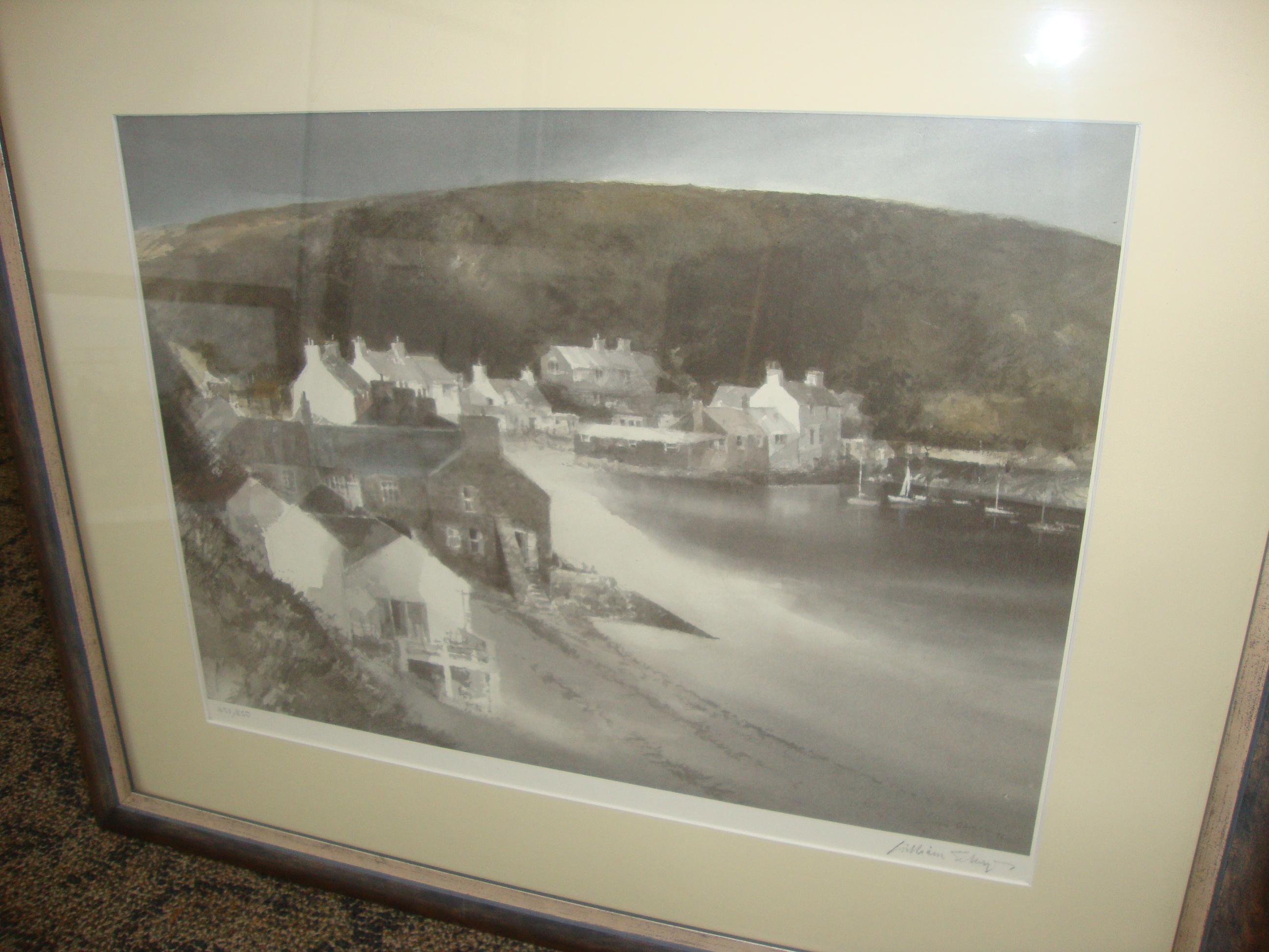 William Selwyn - Porthdinllain. Limited edition print, number 451 of 850. 21" x 16". Edition - Image 4 of 6