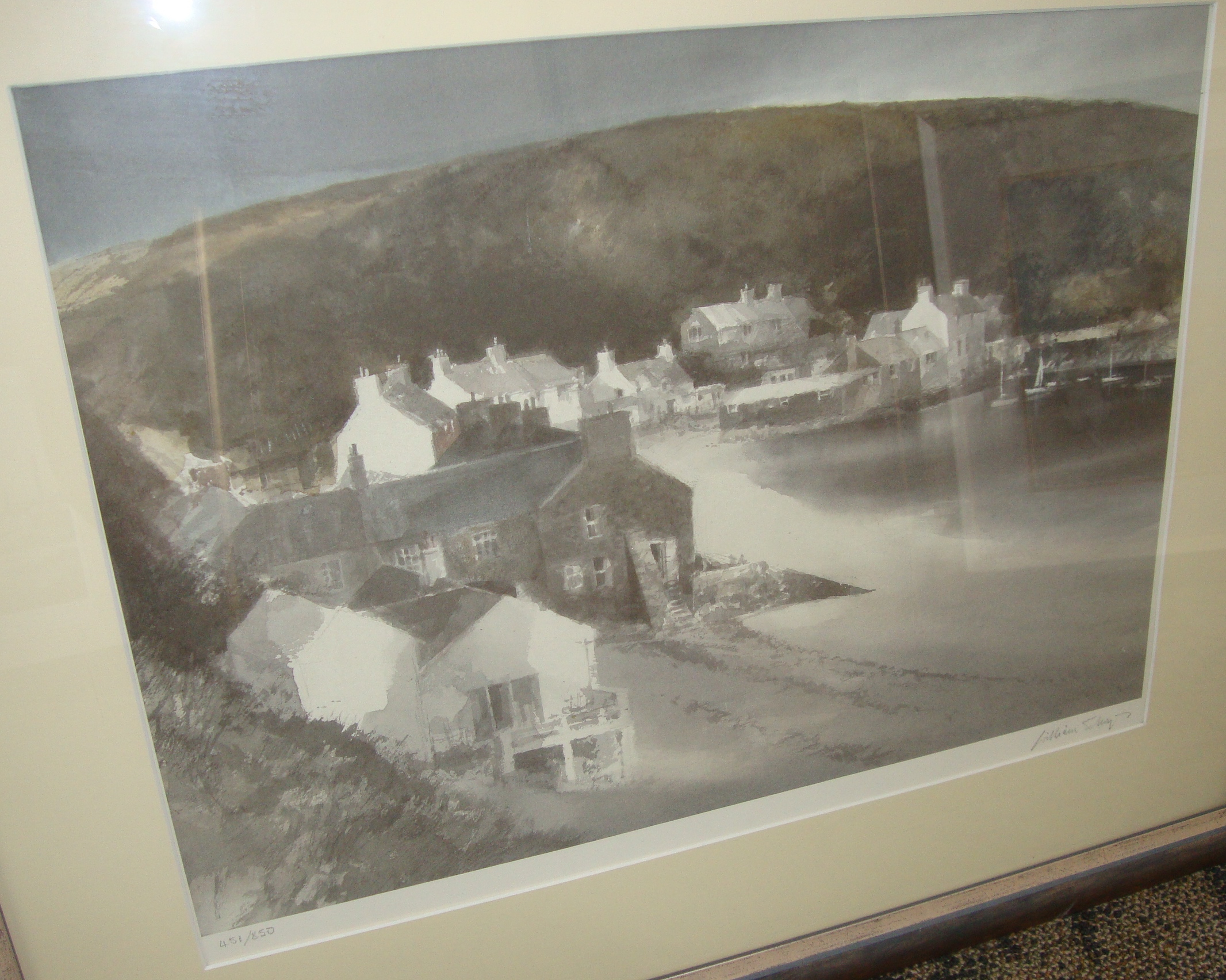 William Selwyn - Porthdinllain. Limited edition print, number 451 of 850. 21" x 16". Edition - Image 2 of 6