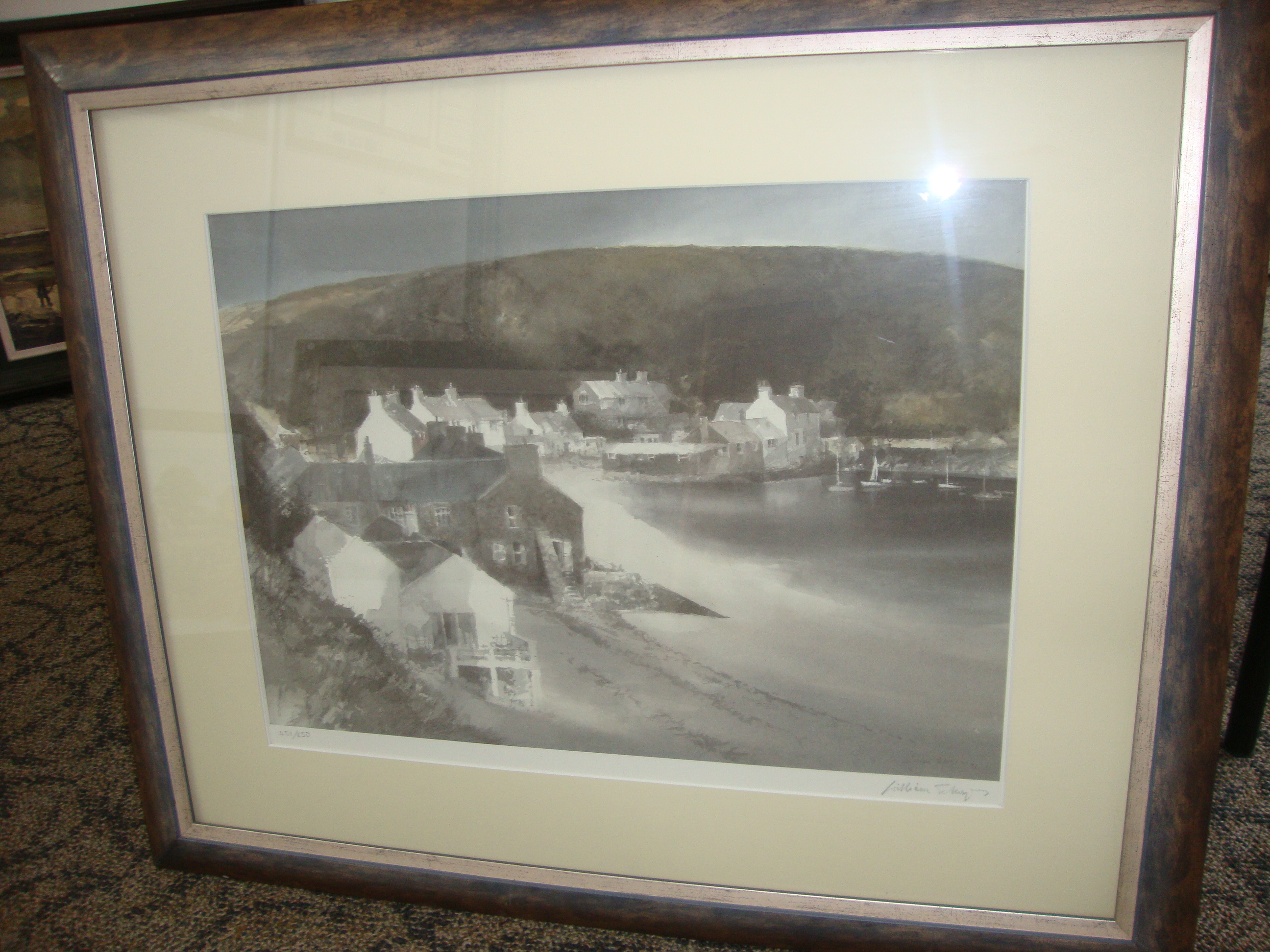 William Selwyn - Porthdinllain. Limited edition print, number 451 of 850. 21" x 16". Edition