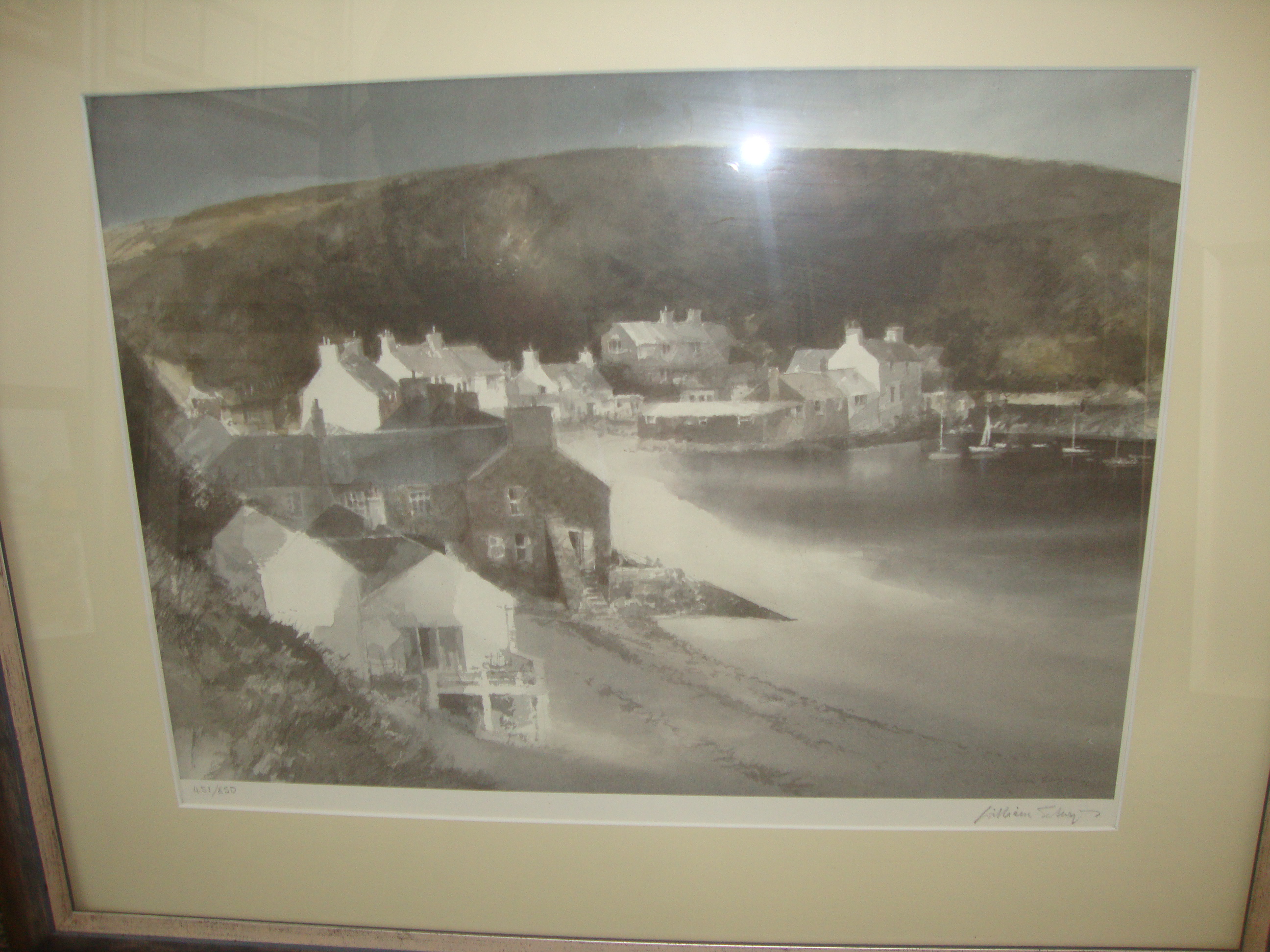 William Selwyn - Porthdinllain. Limited edition print, number 451 of 850. 21" x 16". Edition - Image 5 of 6