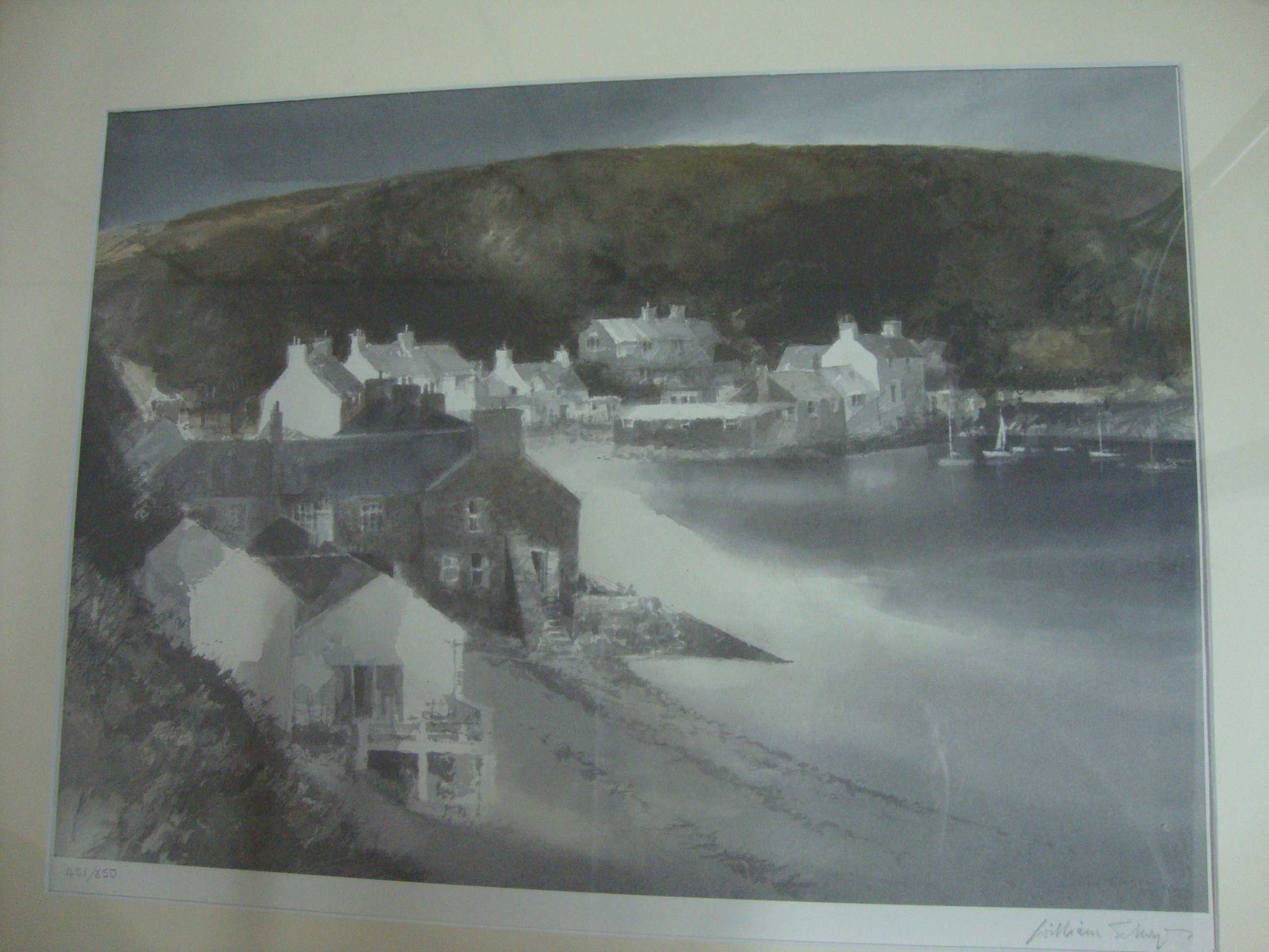 William Selwyn - Porthdinllain. Limited edition print, number 451 of 850. 21" x 16". Edition - Image 6 of 6