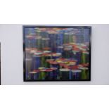 Steven Jones - Waterlillies, oil on canvas. 32" x 40". This auction is a timed sale, meaning you can