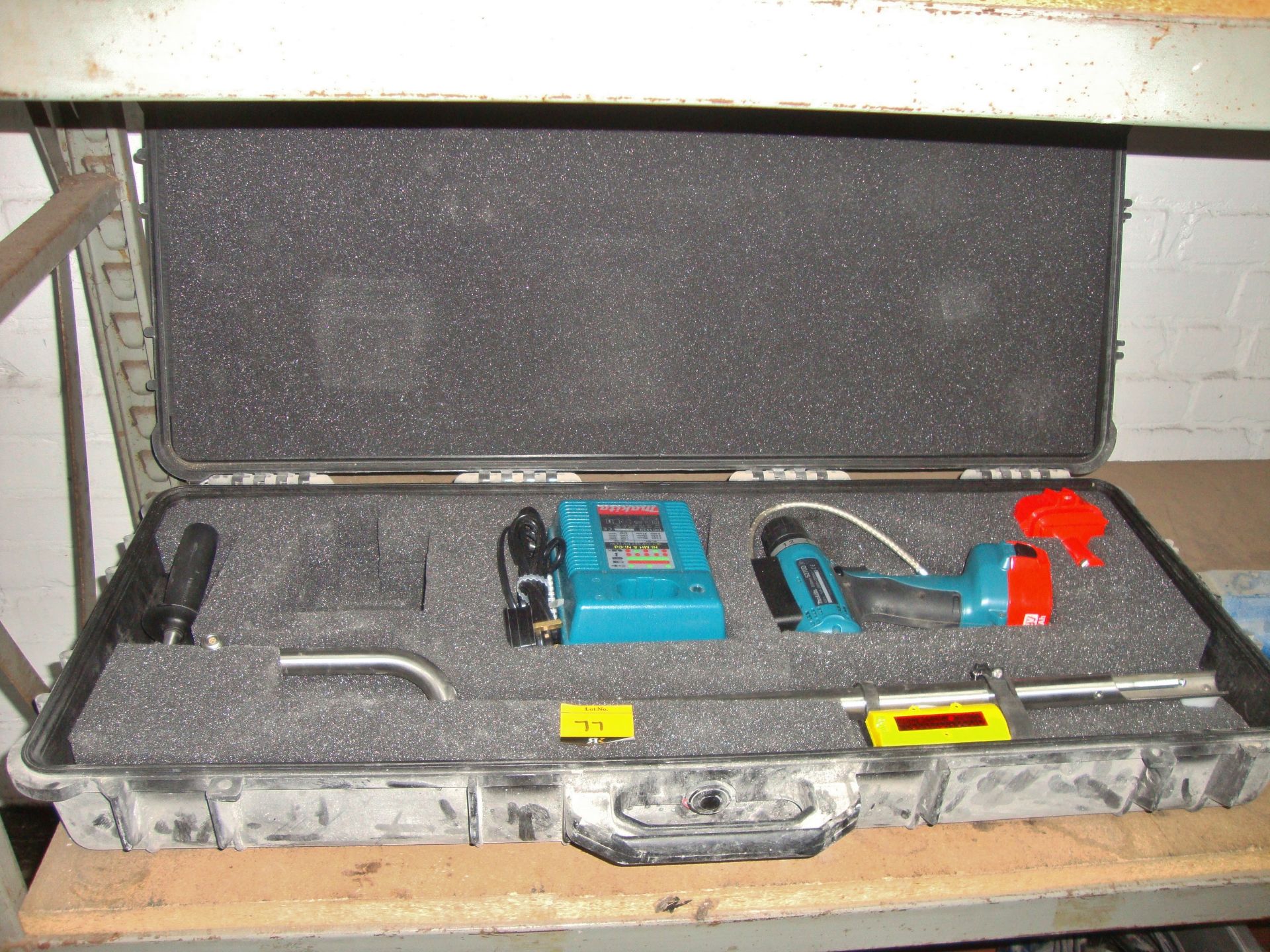 Custom Makita toolset in pelican case comprising cordless driver with twin batteries & charger - Image 4 of 7