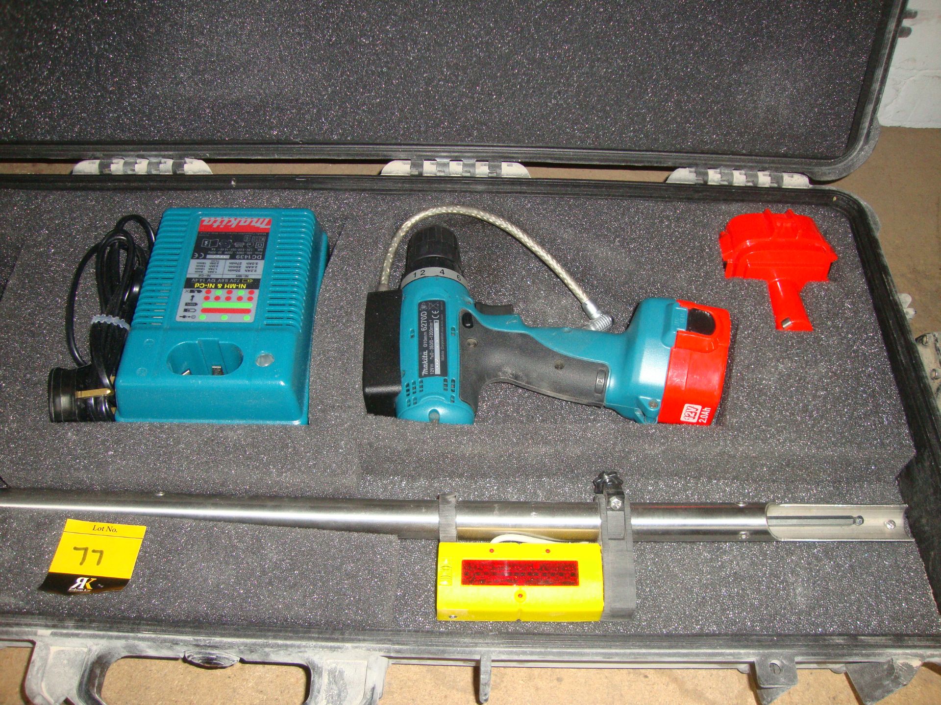 Custom Makita toolset in pelican case comprising cordless driver with twin batteries & charger - Image 5 of 7