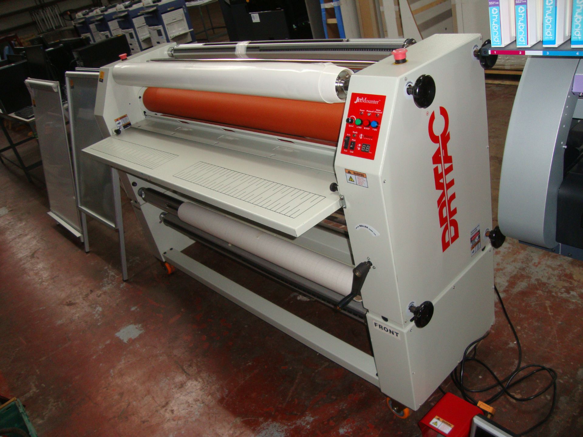 2011 Drytac JetMounter model JM55 Pro wide format electric laminator, serial number 3651B1, date - Image 3 of 7