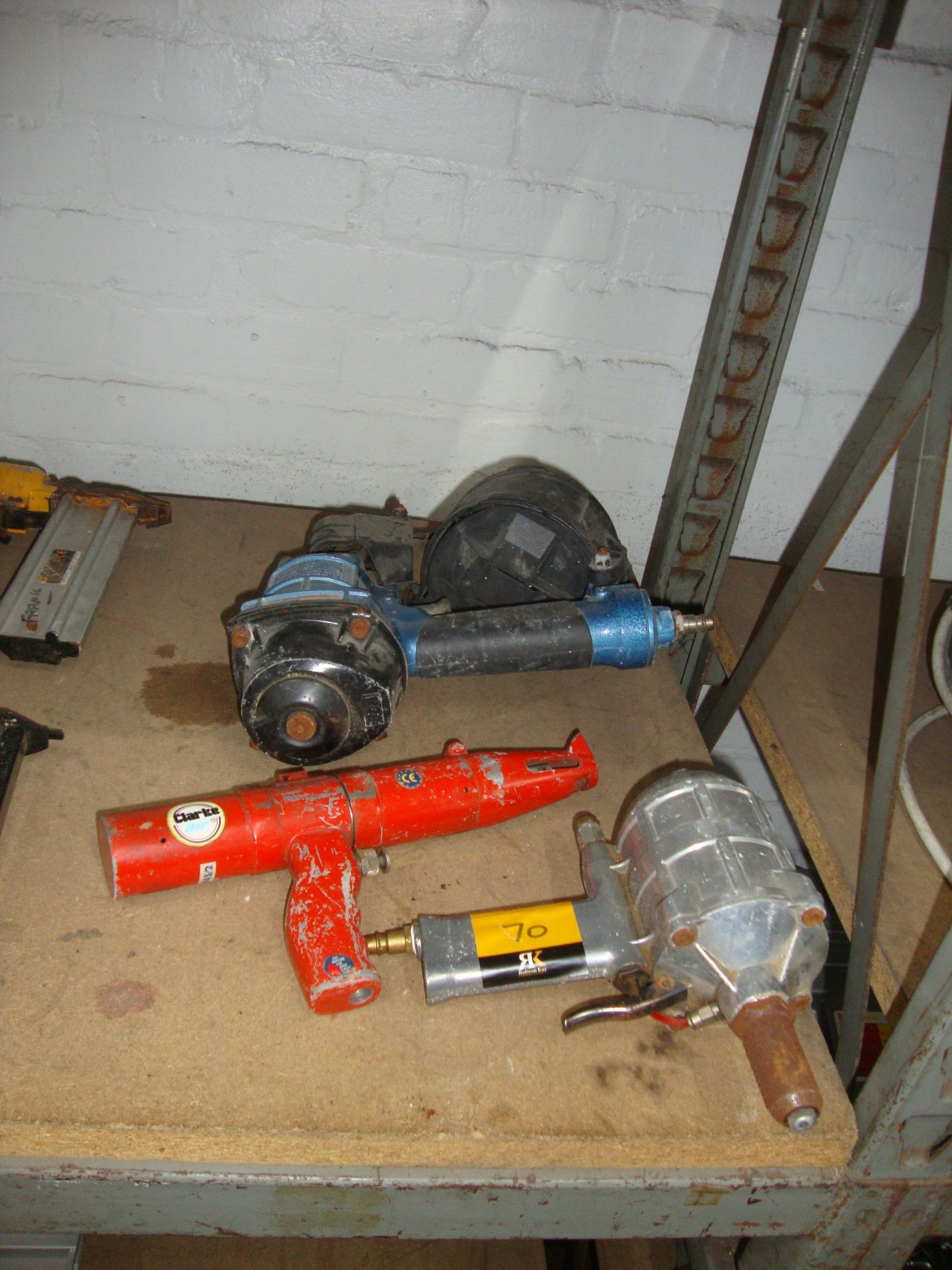 3 off assorted air operated power tools IMPORTANT: Please remember goods successfully bid upon