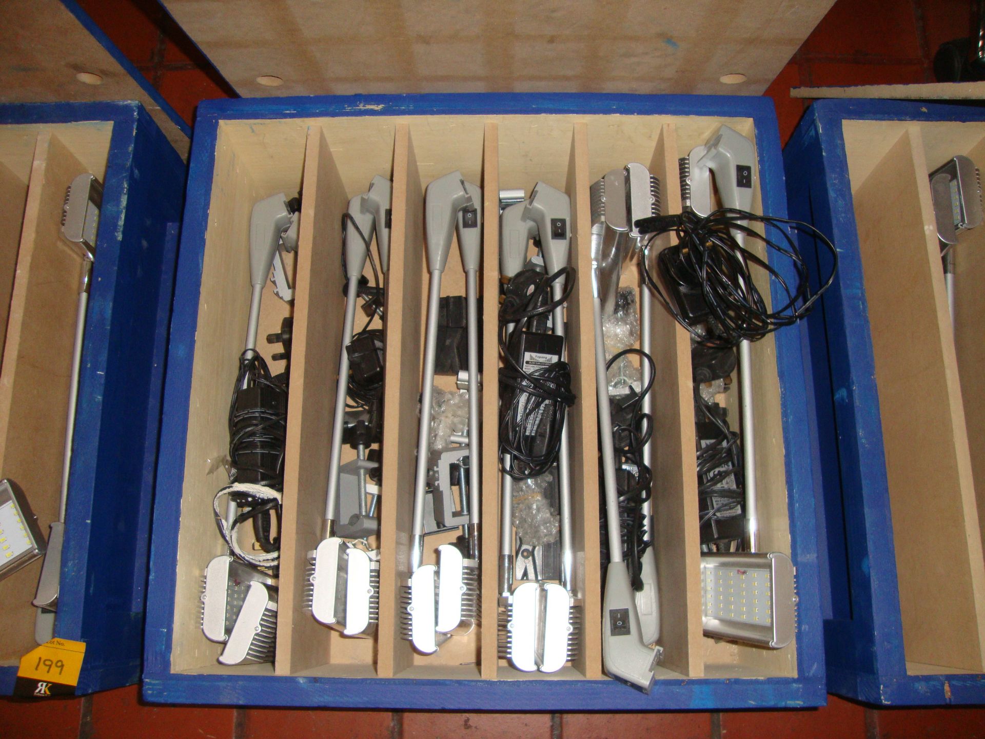34 off LED low voltage display lamps in a total of 3 dedicated carry boxes for use with same - Image 11 of 11