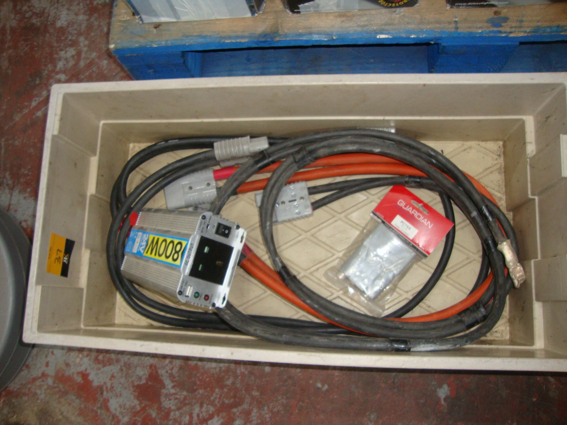 24 Volt inverter with charging leads as pictured IMPORTANT: Please remember goods successfully bid