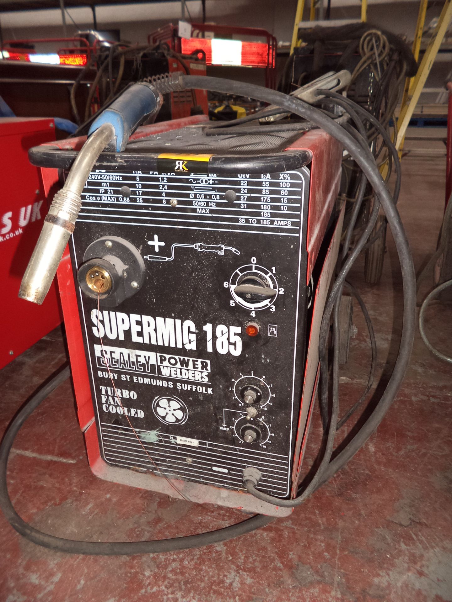 Sealey Power Welder Supermig 185 welding system IMPORTANT: Please remember goods successfully bid - Image 2 of 3