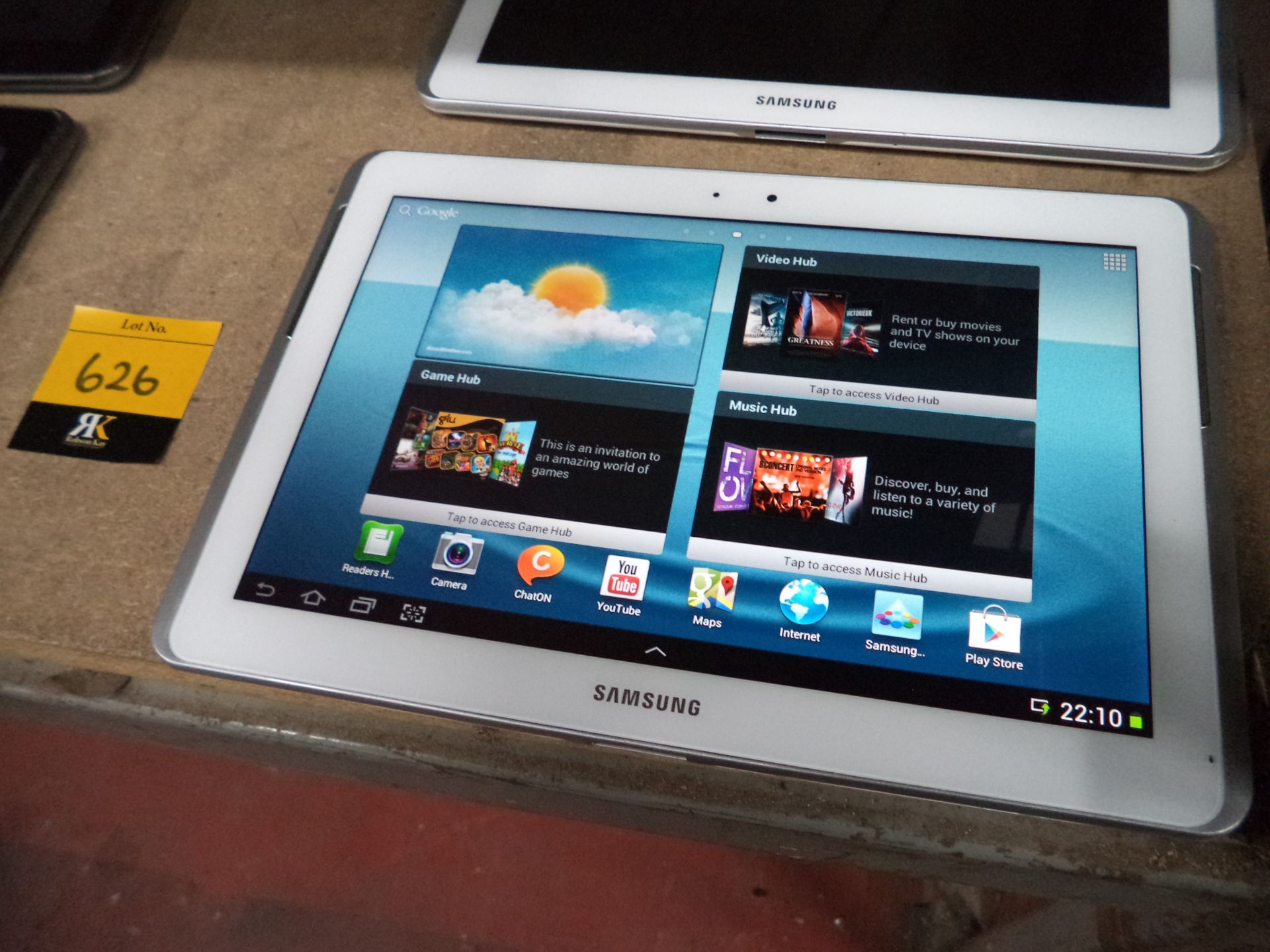 Samsung white Galaxy tab 2 tablet model GT-P5110, 16Gb NB. No charger IMPORTANT: - Image 2 of 2