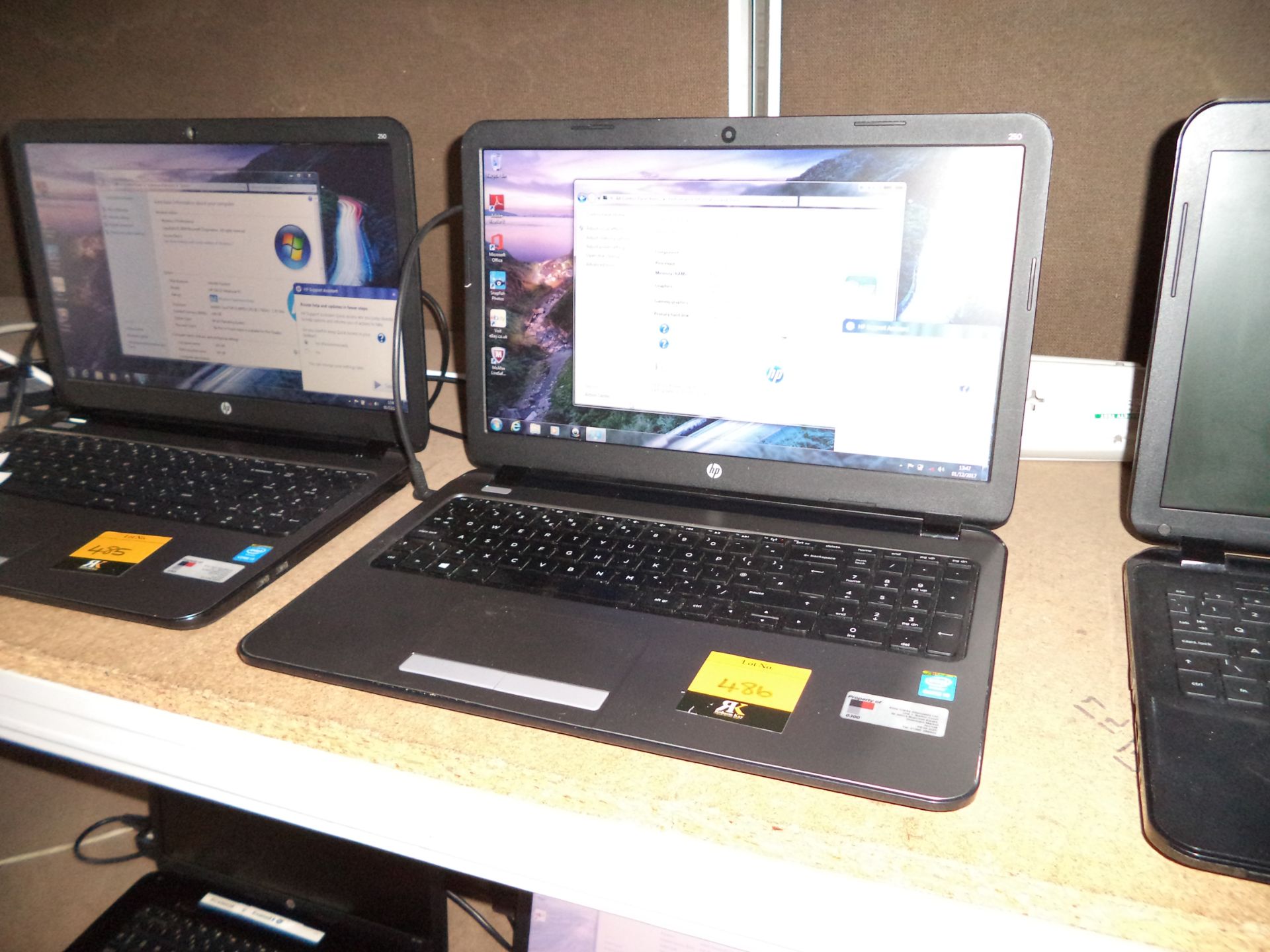 HP ProBook 250 G3 notebook computer with 15.6" widescreen display & built-in webcam, core i3-4005U - Image 2 of 3