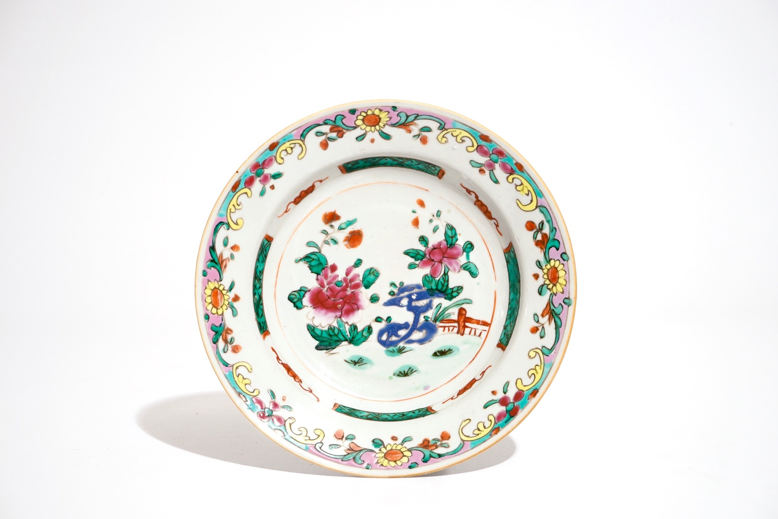 A varied lot of Chinese famille rose and monochrome porcelain, 19/20th C. H.: 32,5 cm (the ginger - Image 2 of 15