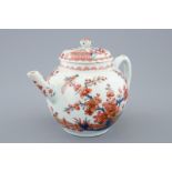 A Chinese Dutch-decorated teapot and cover in Kakiemon style, 18th C. H.: 12 cm Condition reports