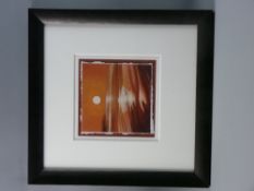 ULLAND limited edition (6/295) coloured print - moonlit sea, signed, 20 x 20 cms