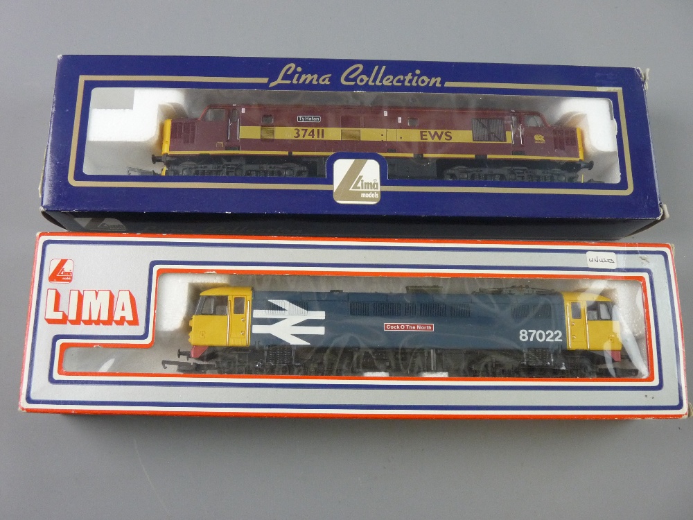 MODEL RAILWAY - a Lima Class 37 'Ty Hafan' and Class 87 'Cock of the North', both boxed with