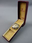 A GENT'S ROLEX TUDOR OYSTER CHROME ENCASED CIRCULAR DIAL WRISTWATCH, no. 87516, no strap, in