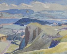LINCOLN PUGH JENKINS (former principal of Harrogate College of Art) two watercolours - one Conway