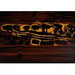 BERT ISAACS limited edition (28/100) woodcut - entitled 'Wood Edge' 24 x 30cms