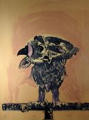 GRAHAM SUTHERLAND limited edition (63/70) lithograph - study of an owl from 'Bestiary Suite' 1968,