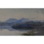 SAMUEL PHILLIPS JACKSON watercolour - landscape Llyn Elsi and Moel Siabod, signed, 13 x 21cms