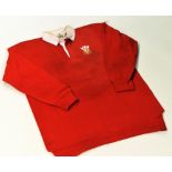 'WALES GREATEST EVER' - SIR GARETH EDWARDS' INTERNATIONAL WELSH RUGBY JERSEY MATCH WORN V IRELAND IN