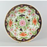 A SWANSEA `JAPAN` PLATE decorated by Thomas Pardoe in the Imari palette and style with gilded