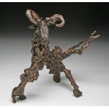 WILFRED PRITCHARD bronze limited edition (6/9) sculpture - semi-abstract animal study, entitled '