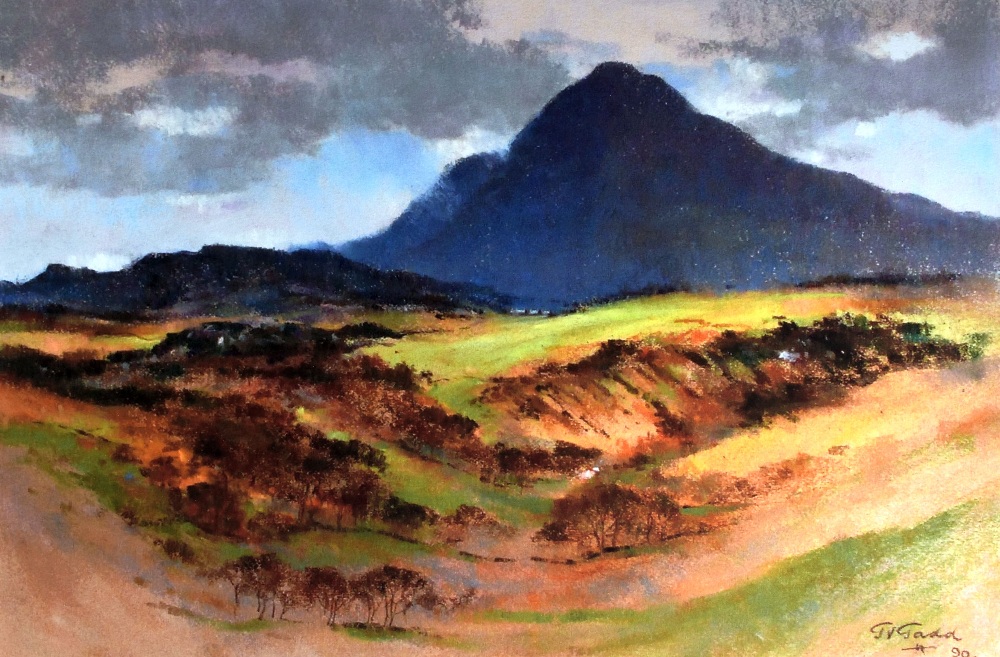 GERALD GADD limited edition (2/350) print - Snowdonia mountain 'Moel Siabod', signed, 30 x 43cms