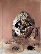 GRAHAM SUTHERLAND limited edition (52/70) lithograph - study of an armadillo from 'Bestiary Suite'