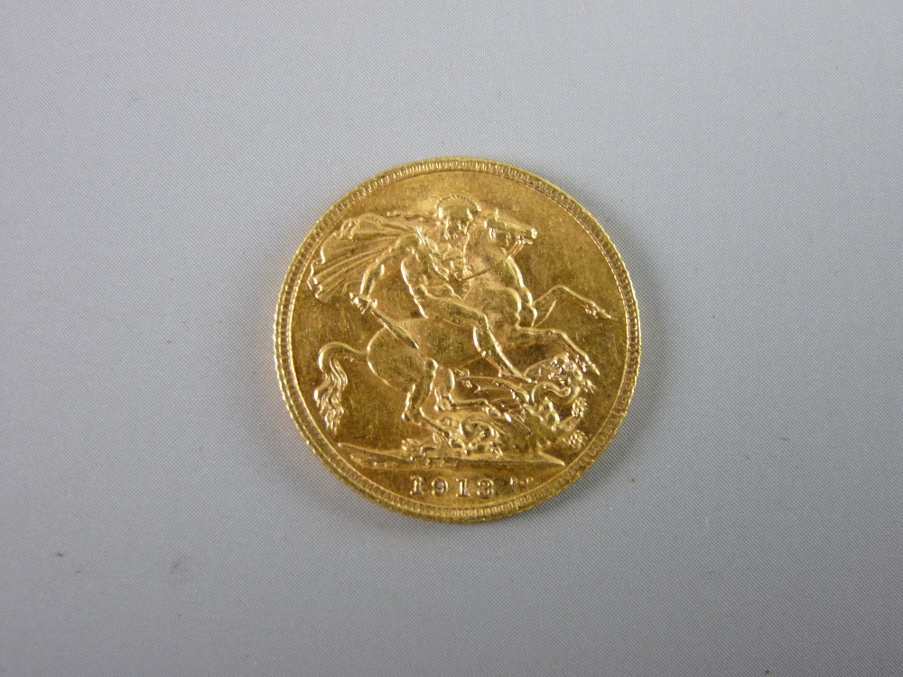 A GOLD SOVEREIGN 1913