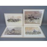 SIR KYFFIN WILLIAMS RA a set of four limited edition (273/750) prints - Anglesey scenes, all