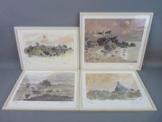 SIR KYFFIN WILLIAMS RA a set of four limited edition (273/750) prints - Anglesey scenes, all