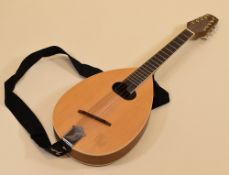 BLUE MOON MANDOLIN together with carry case 78cms long