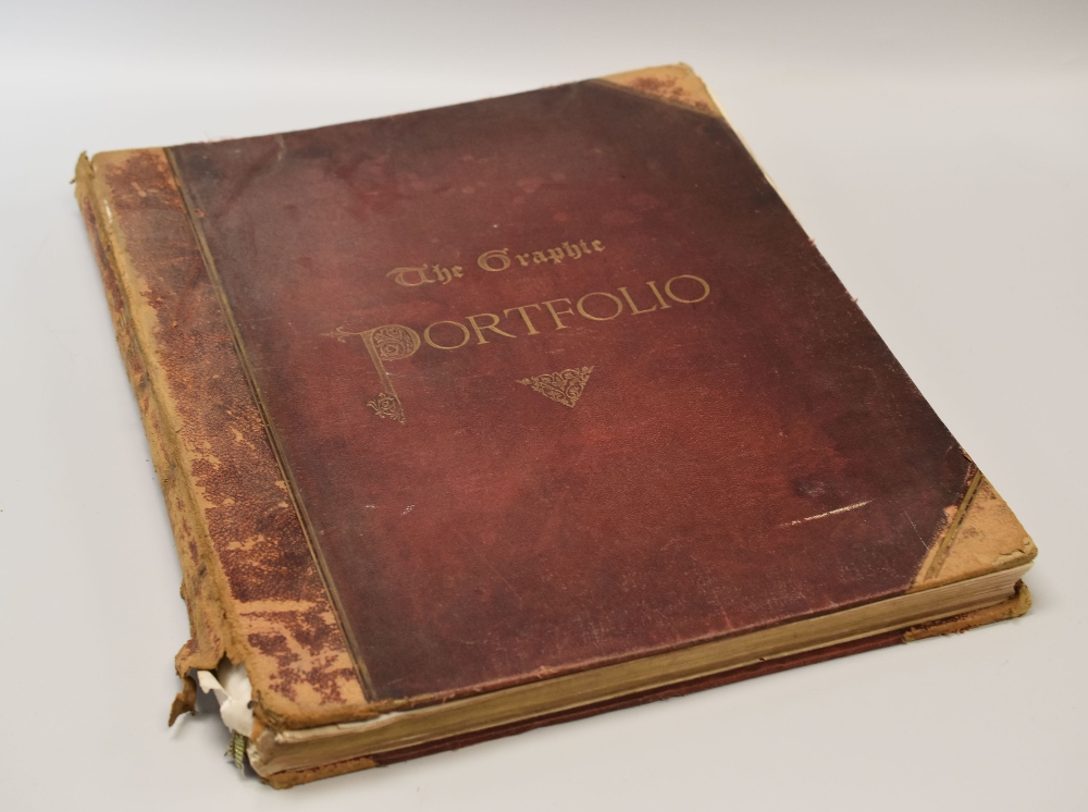 A VOLUME OF 'THE GRAPHIC PORTFOLIO' 1877 by Chatto & Windus, Piccadilly with 'Numberous