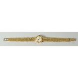 A 9CT GOLD LADIES 'PERONA' BRACELET WATCH, 23.48gms