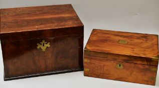 TWO WOODEN BOXES