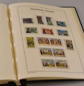 AN ALBUM OF JERSEY STAMPS partially completed in chronological order from 1964 onwards