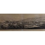JOHN WOOD a pair of etchings - historic South Wales views entitled 'Merthyr Tydfil' and 'View of the