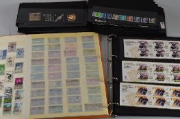 A BOX OF MIXED PHILATELIC MATERIAL including sheets, loose stamps, first day covers etc