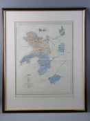 A DOUBLE SIDED MAP OF NORTH WALES entitled 'Bangor' and concerning the Arch Deaconries of Bangor &