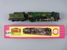 MODEL RAILWAY - Hornby Dublo 2235 S R West Country 'Barnstaple' and tender, boxed with instructions,