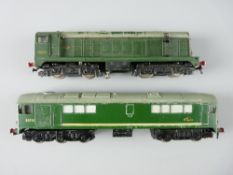 MODEL RAILWAY - Hornby Dublo three rail class 20, diesel Bo-Bo, running no. D8000 (L30), unboxed,