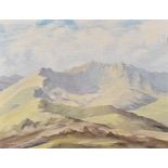 WILFRID J COLCLOUGH oil on board, a set of seven - mountains of Snowdonia, signed and dated