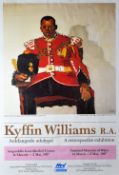 SIR KYFFIN WILLIAMS two exhibition posters - each featuring an image of the seated Corporal