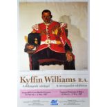 SIR KYFFIN WILLIAMS two exhibition posters - each featuring an image of the seated Corporal