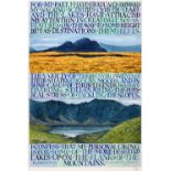 JONAH JONES screenless lithograph limited edition (25/350) print - entitled 'Llyn Cau and Cader