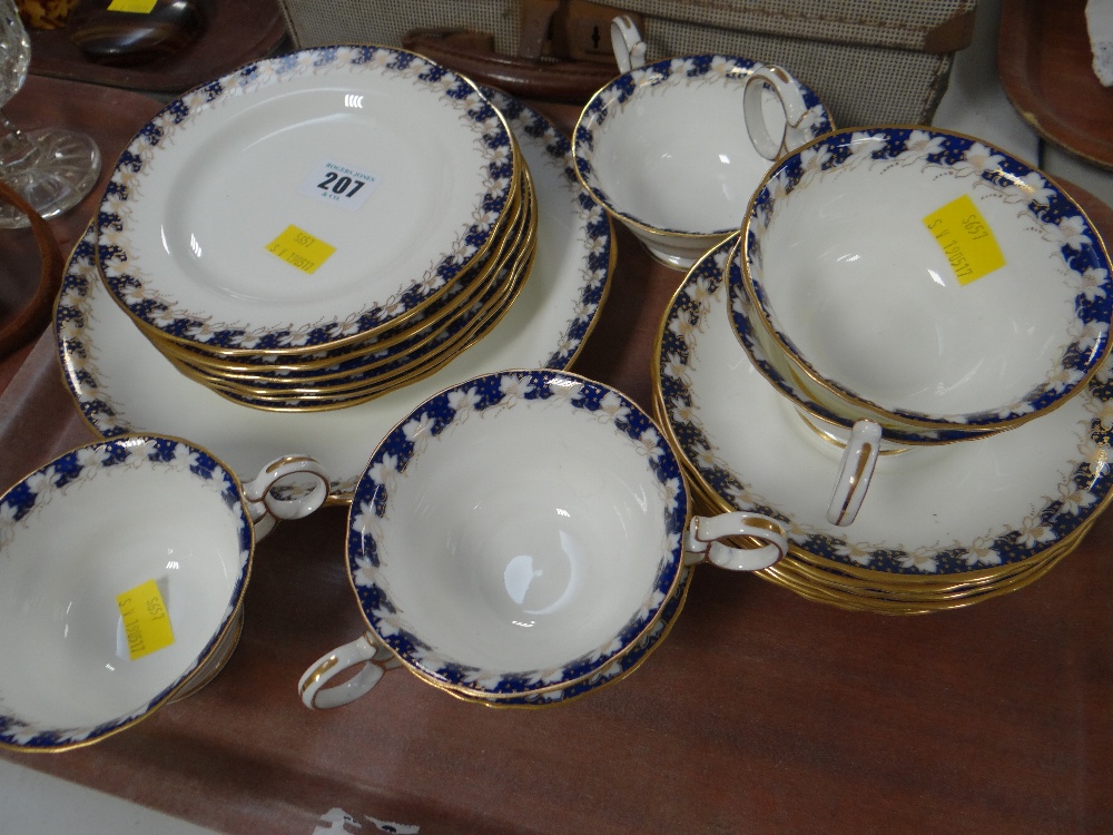 A quantity of Royal Doulton vintage floral tea ware