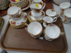 A quantity of Royal Albert Old Country Roses tea ware