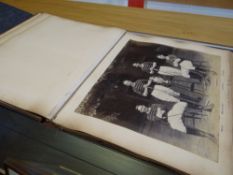 A quantity of interesting late Victorian sporting photographs including military personnel, brigades